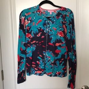 Lilly Pulitzer Cardigan Size Medium